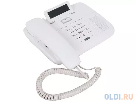 Телефон Gigaset DA710 White (проводной, ЖКИ, АОН)