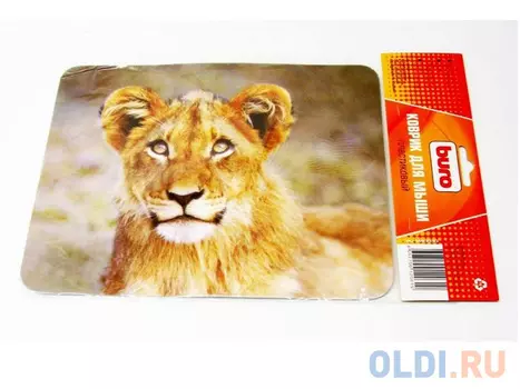 Коврик для мыши Buro BU-M40030 пластик лев