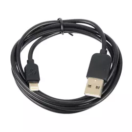 Кабель Lightning 1м CBR Human Friends Super Link Rainbow L круглый черный