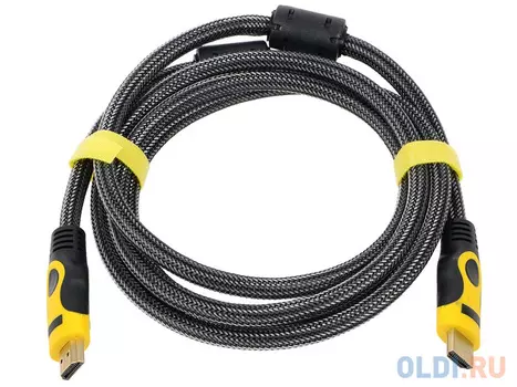 Оплетка металлическая HDMI 1.8м Buro HDMI 19M-19M BRAID