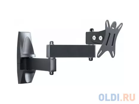 Кронштейн Holder LCDS-5039 металлик для ТВ 10-26" +15° поворот 350° (до 25кг) LCDS-5039 METALLIC