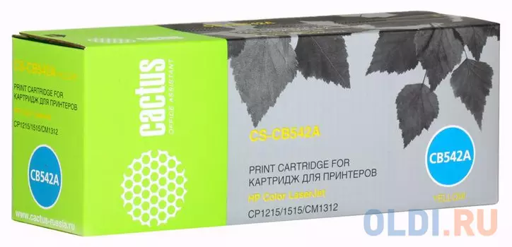 Картридж Cactus CS-CB542A 1400стр Желтый