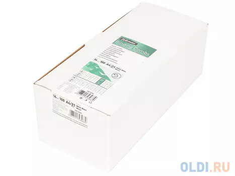 Пружина пластиковая Fellowes, 14 мм. Цвет: белый, 100 шт., шт (FS-53466)