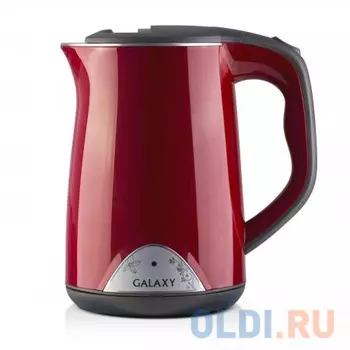 Чайник GALAXY GL0301 2000 Вт 1.5 л пластик красный