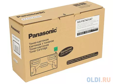 Картридж Panasonic KX-FAT431A7 6000стр Черный