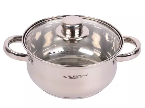 Кастрюля Катунь KT 04 D 22 2.2 л нержавеющая сталь