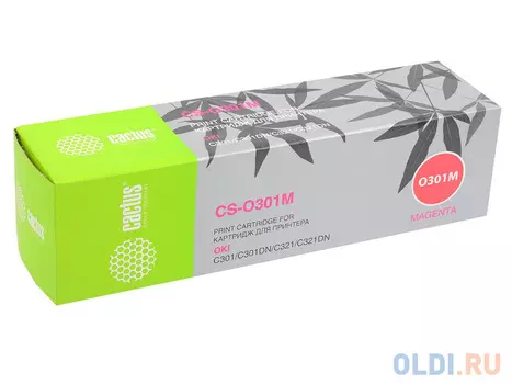 Картридж Cactus CS-O301M 1500стр Пурпурный
