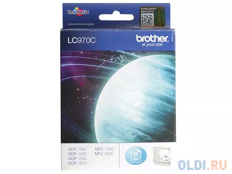 Картридж Brother Bro-LC970C 300стр Голубой