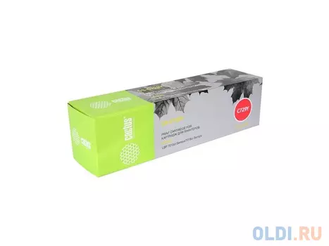 Картридж Cactus CS-C729Y 1000стр Желтый