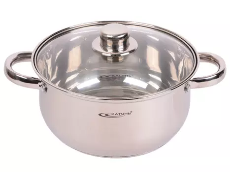 Кастрюля Катунь Гретта KT 04 D 40 22 см 4.2 л нержавеющая сталь
