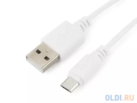 Кабель microUSB 1.8м Cablexpert CC-mUSB2-AMBM-6W круглый белый