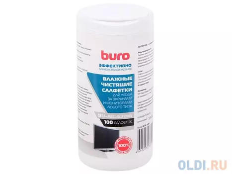 Влажные салфетки BURO BU-All_screen 100 шт