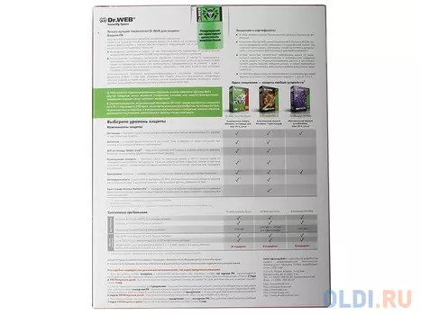 Антивирус Dr. Web Security Space 2 ПК/1 год (BHW-B-12M-2-A3)