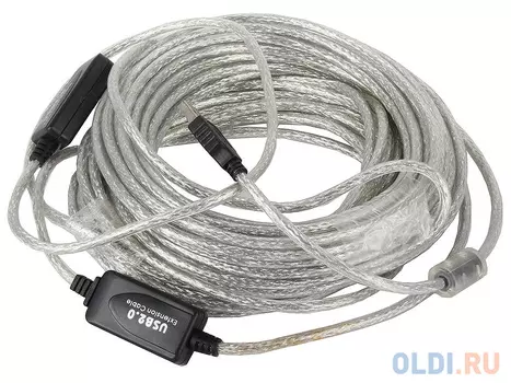 Кабель-адаптер USB2.0-repeater, удлинительный активный <Am--Af 15м VCOM <VUS7049-15M