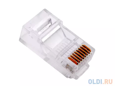 Коннекторы RJ-45 (8P8C) для UTP кабеля 5 кат. Aopen <Aopen ANM005\\VCOM <VNA2200 100 шт в пакете