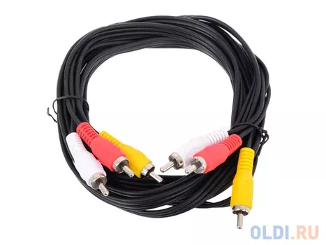 Кабель соединительный 3xRCA (M) - 3xRCA (M), 3m Telecom <TAV7150-3M