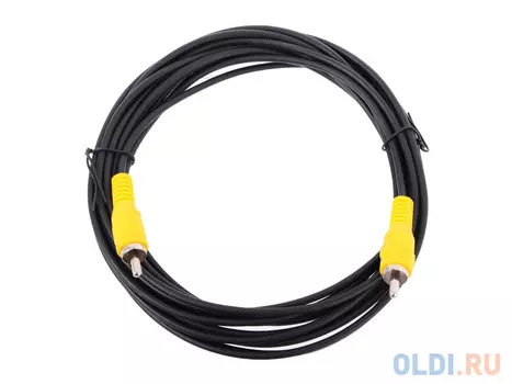 Кабель соединительный RCA (M) - RCA (M) черный 5m, Telecom <TAV4158-5M