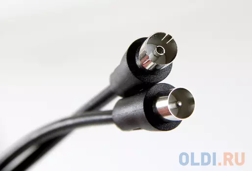 Кабель удлинительный антенный 9.5mm, 75 Ом,ТВ-М--ТВ-F, 1m, Telecom (TTV9501-1M)