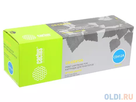 Картридж Cactus CS-CE412A 2600стр Желтый