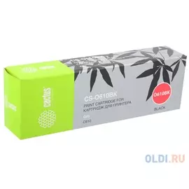 Картридж Cactus CS-O610BK для OKI C610 черный 8000стр