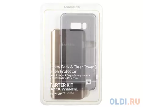 Чехол Samsung EB-WG95EBBRGRU для Samsung Galaxy S8 + защитное стекло черный