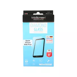 пленка Защитная Lamel Закаленное стекло MyScreen DIAMOND Glass EA Kit iPhone 6/6S Plus