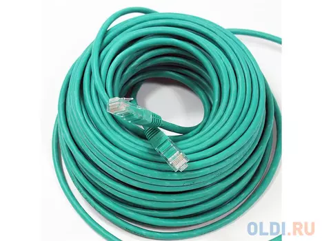 Патч-корд литой "Telecom" UTP кат.5е 20,0м зеленый