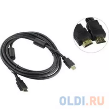 Кабель HDMI 19M/M ver 2.0, 7.5М, 2 фильтра Aopen <ACG711D-7.5M