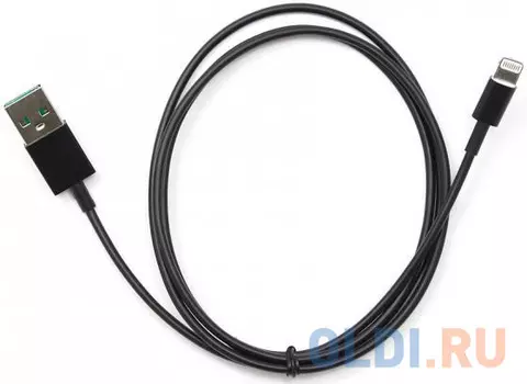 Кабель Lightning 1м Cablexpert круглый черный