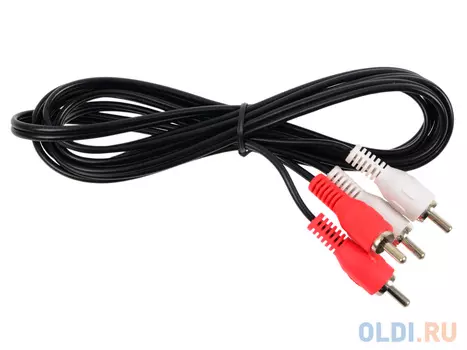 Kабель 2xRCA - 2xRCA, вилка - вилка, 1.8 м., стерео, Sparks SP3013