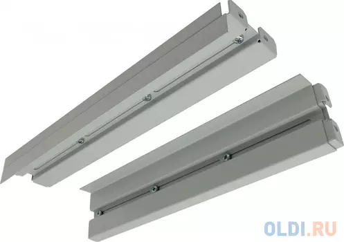 Направляющие универсальные 1U, серые, регулировка 450-570 мм, усиленные, NT UNIRAILSST 480 G