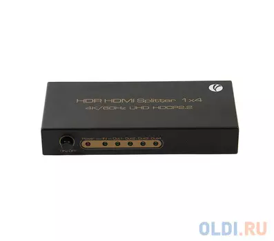 Разветвитель HDMI Spliitter 1=4 2.0v, 4K/60Hz, VCOM <DD424