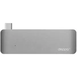 Переходник Deppa USB Type-C - USB, 5 в1, графит