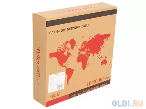 Кабель "Telecom Ultra" UTP 4 пары кат.6 (бухта 100м) p/n: <TU634157
