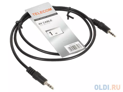Кабель соединительный 3.5 Jack (M) - 3.5 Jack (M), стерео, аудио, 1м Telecom <TAV7175-1M