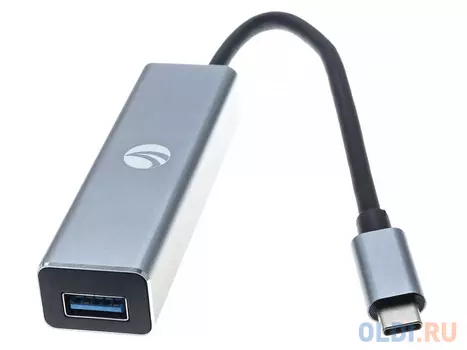 Кабель-концентратор USB 3.1 Type-Cm -- 4 port USB3.0(f) Aluminum Shell VCOM DH310A