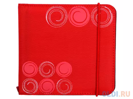 Портмоне HAMA Up to Fashion для 24 CD/DVD красный H-95669