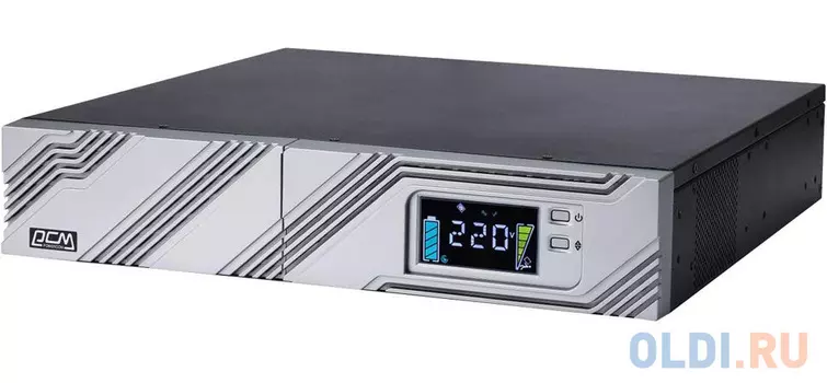 Источник бесперебойного питания Powercom Smart King RT SRT-3000A LCD 2700Вт 3000ВА черный