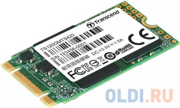 SSD накопитель Transcend MTS420 120 Gb SATA-III