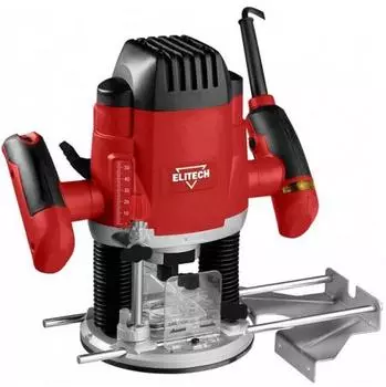 Фрезер ELITECH Ф 1355Э 1300Вт. 11000-23000об\\м. ход-55мм. цанга-8мм. 3.7кг. кор. свет. направл