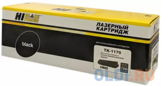 Картридж Hi-Black TK-1170 7200стр Черный