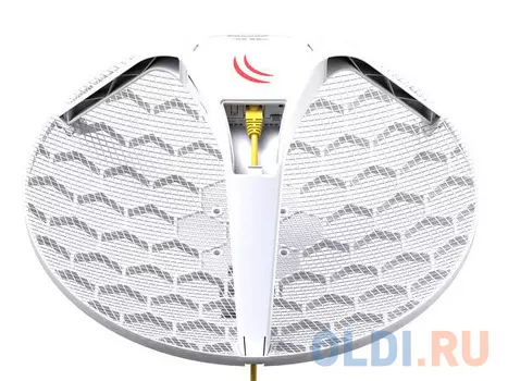 Точка доступа MikroTik RBLHG-5nD LHG 5 with 24.5dBi 5GHz antenna, Dual Chain 802.11an wireless, 600MHz CPU, 64MB RAM, lx LAN, POE, PSU, RouterOS L3