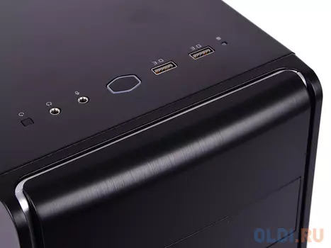 Cooler Master MasterBox E300L, 2xUSB3.0, 1x120Fan, w/o PSU, Black w/Silver line, mATX