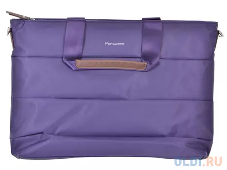 Сумка для ноутбука 15" PORTCASE KCB-74 женская фиолетовый полиэстр 43x32x8см