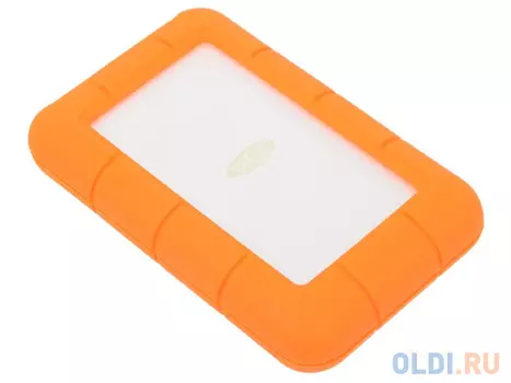 Внешний жесткий диск 2.5" USB3.0 4Tb Lacie Rugged Mini LAC9000633 бело-оранжевый