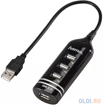 Концентратор USB 2.0 Hama H-39776 (4 порта)