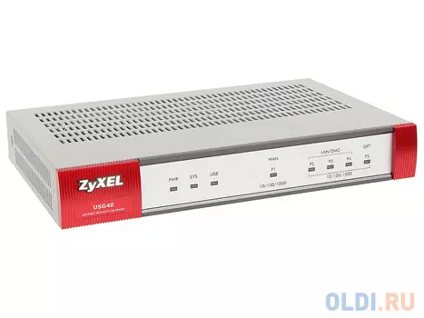 Межсетевой экран Zyxel ZyWALL USG 40 Шлюз безопасности для малого офиса