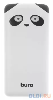 Портативное зарядное устройство Buro RA-10000PD-WT Panda 10000мАч белый
