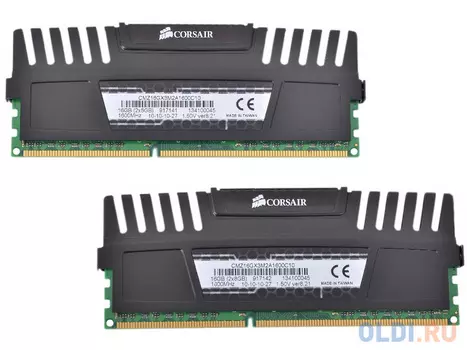 Оперативная память для компьютера Corsair CMZ16GX3M2A1600C10 DIMM 16Gb DDR3 1600MHz