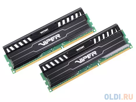 Оперативная память 8Gb (2x4Gb) PC3-15000 1866MHz DDR3 DIMM Patriot PV38G186C0K